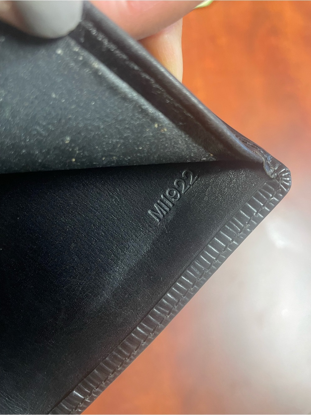 Louis Vuitton Black Epi Leather Folding Wallet - Picture 8 of 8